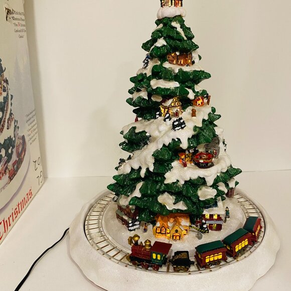 Christmas Winter Wonderland Express Tree With Moving Train - Picture 3 of 4